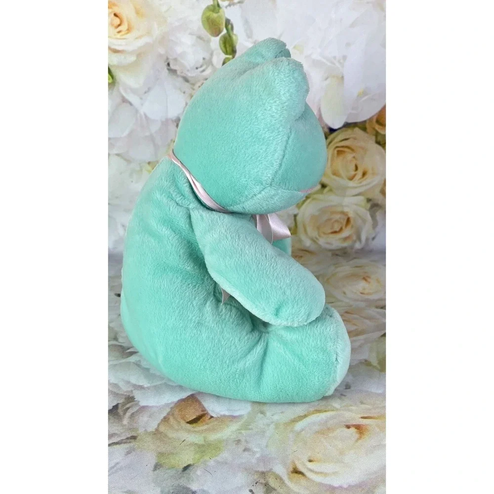 Mint Green Frog Plush Stuffed Animal Cuddle Pals Beanpals Kellytoy Toy Vintage